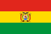 1851 state flag of Bolivia