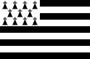 9 black-white stripes, white canton, 11 ermine spots