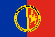 blue-red, yellow emblem