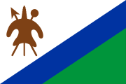 1987 flag of Lesotho