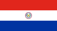Front of the 1967 flag of Paraguay