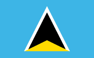 1967 flag of Saint Lucia