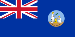 Colonial flag of Saint Vincent