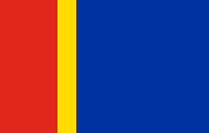 blue, red-yellow stripes