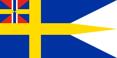 1844 state flag of Sweden