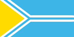 1:2 flag of Tuva