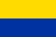Yellow-over-blue flag of Ukraine